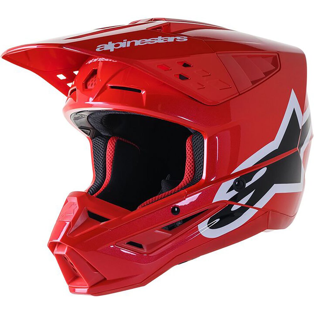 Шлем для мотокросса Alpinestars S-M5 Corp Ece 22.06, красный