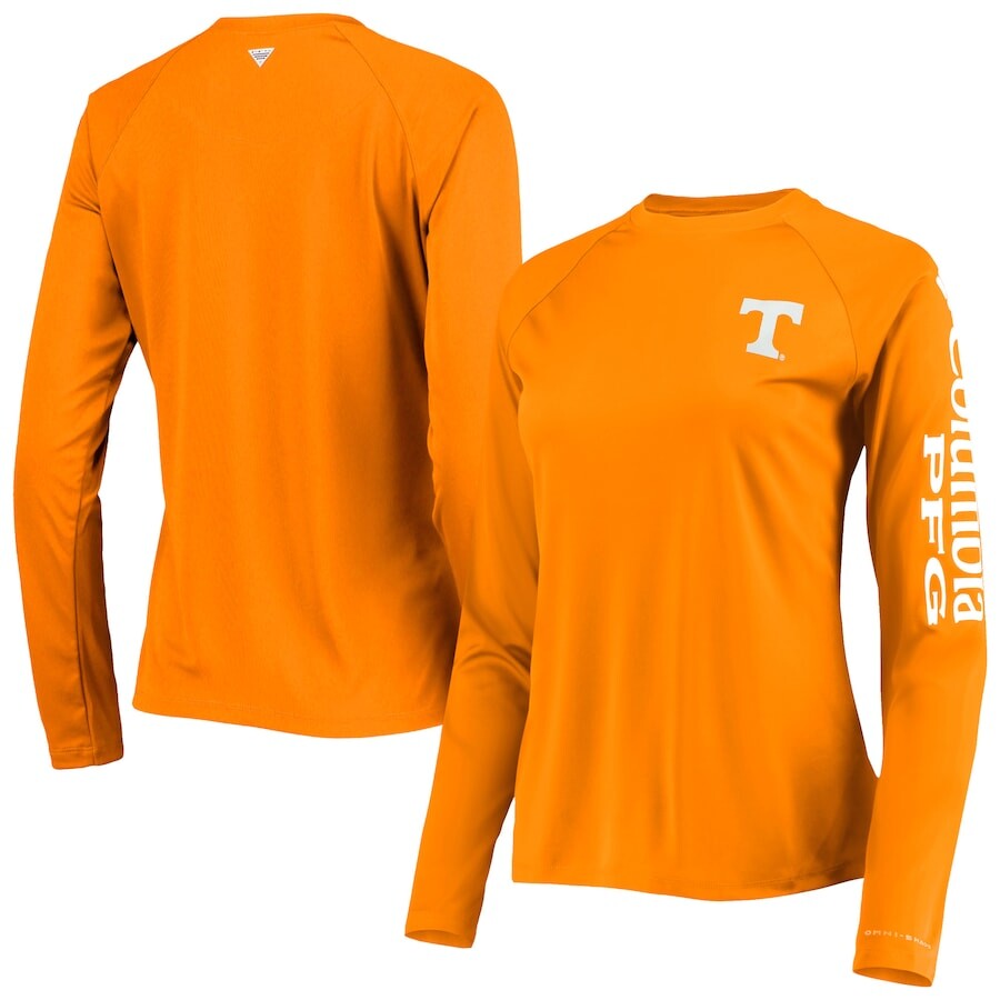 

Футболка с длинным рукавом Columbia Tennessee Volunteers, оранжевый