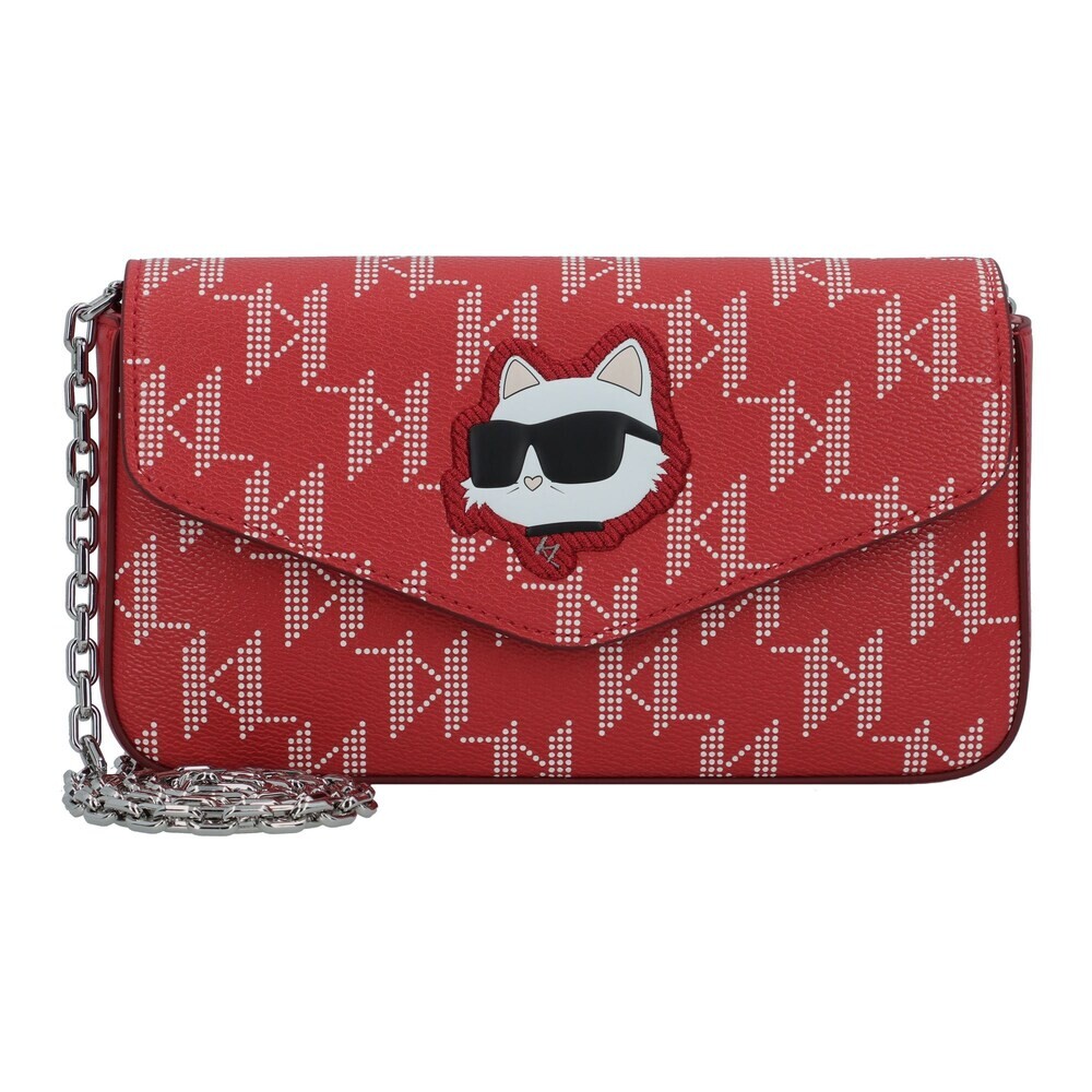 

Клатч Karl Lagerfeld Ikonik 2.0, красный/темно-красный