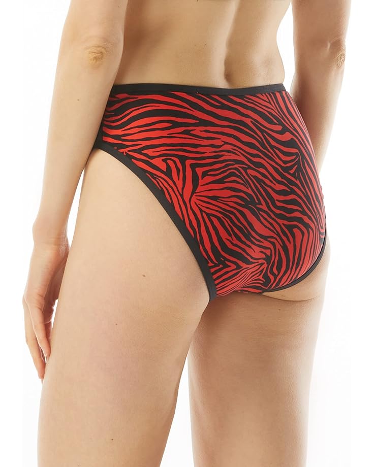 низ бикини michael kors zebra high leg bikini bottoms цвет bone Низ бикини Michael Kors Zebra High Leg Bikini Bottoms, цвет Ruby