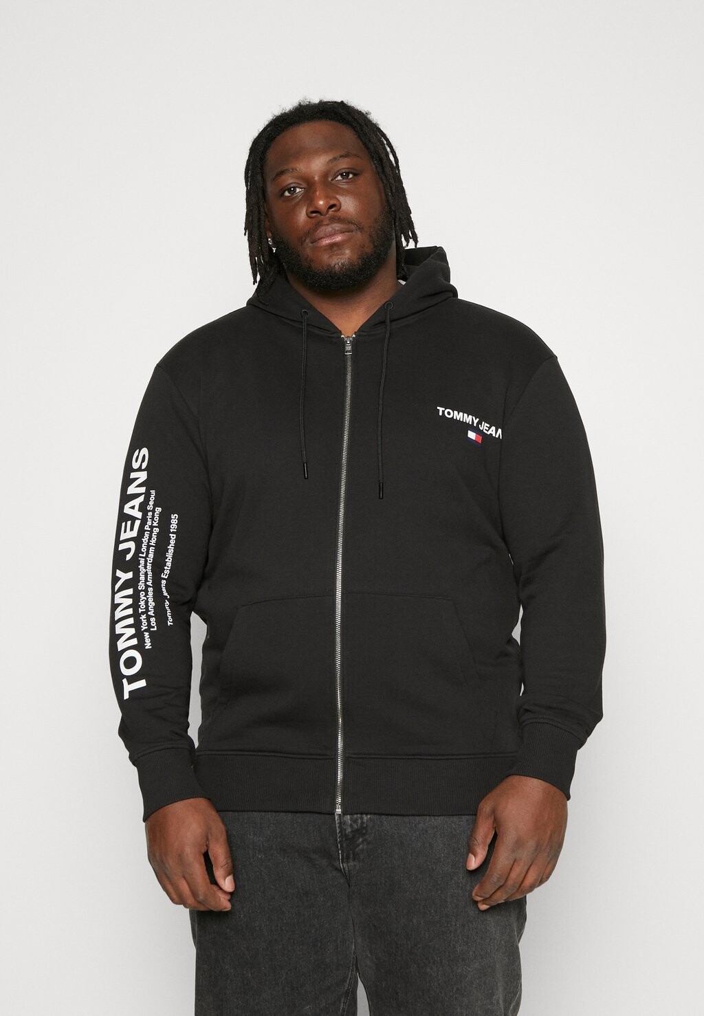 

Толстовка на молнии Tommy Jeans by Tommy Hilfiger, черный