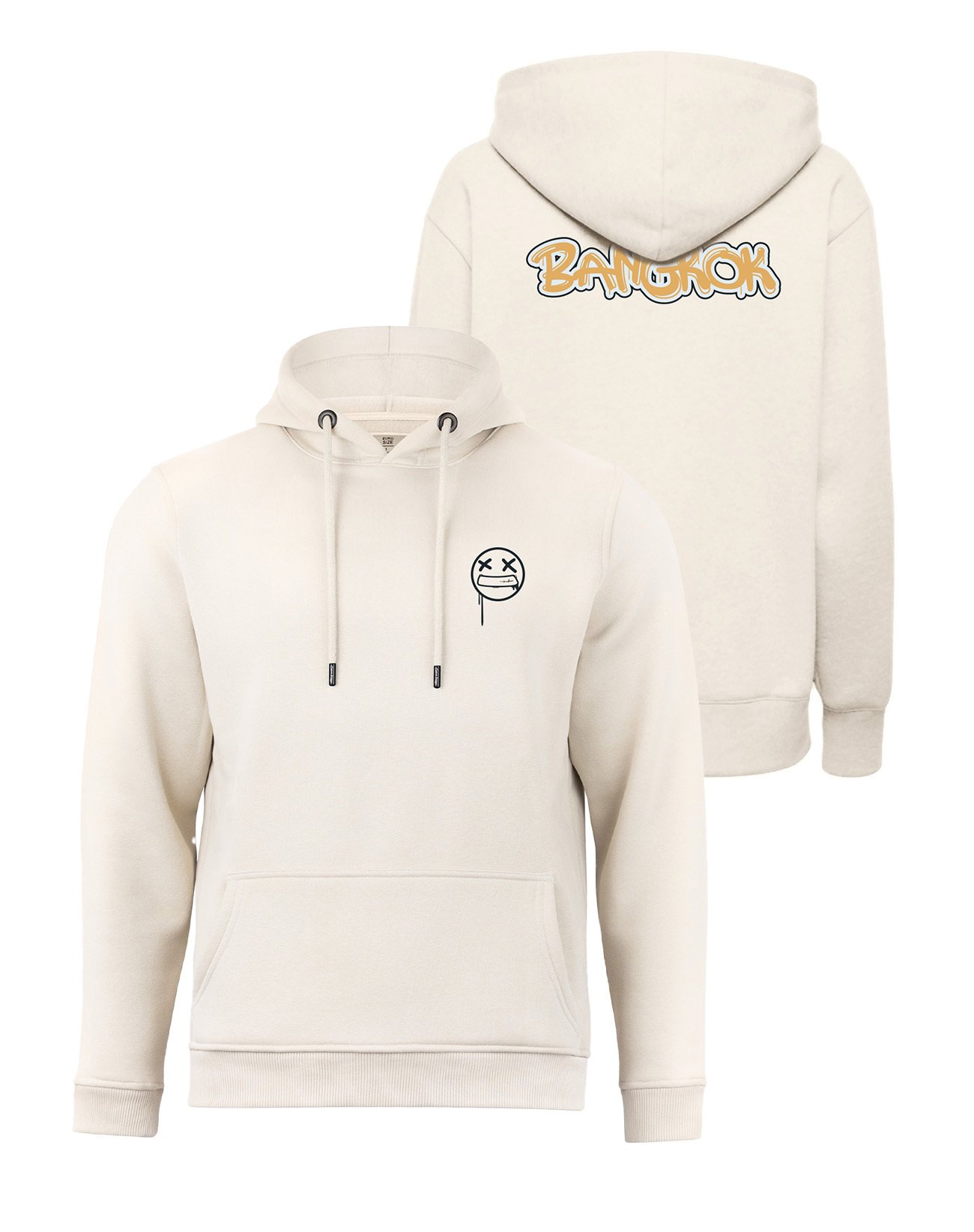 

Толстовка Cotton Prime Street Art Hoodie Bangkok Weltenbummler Kollektion, песочный