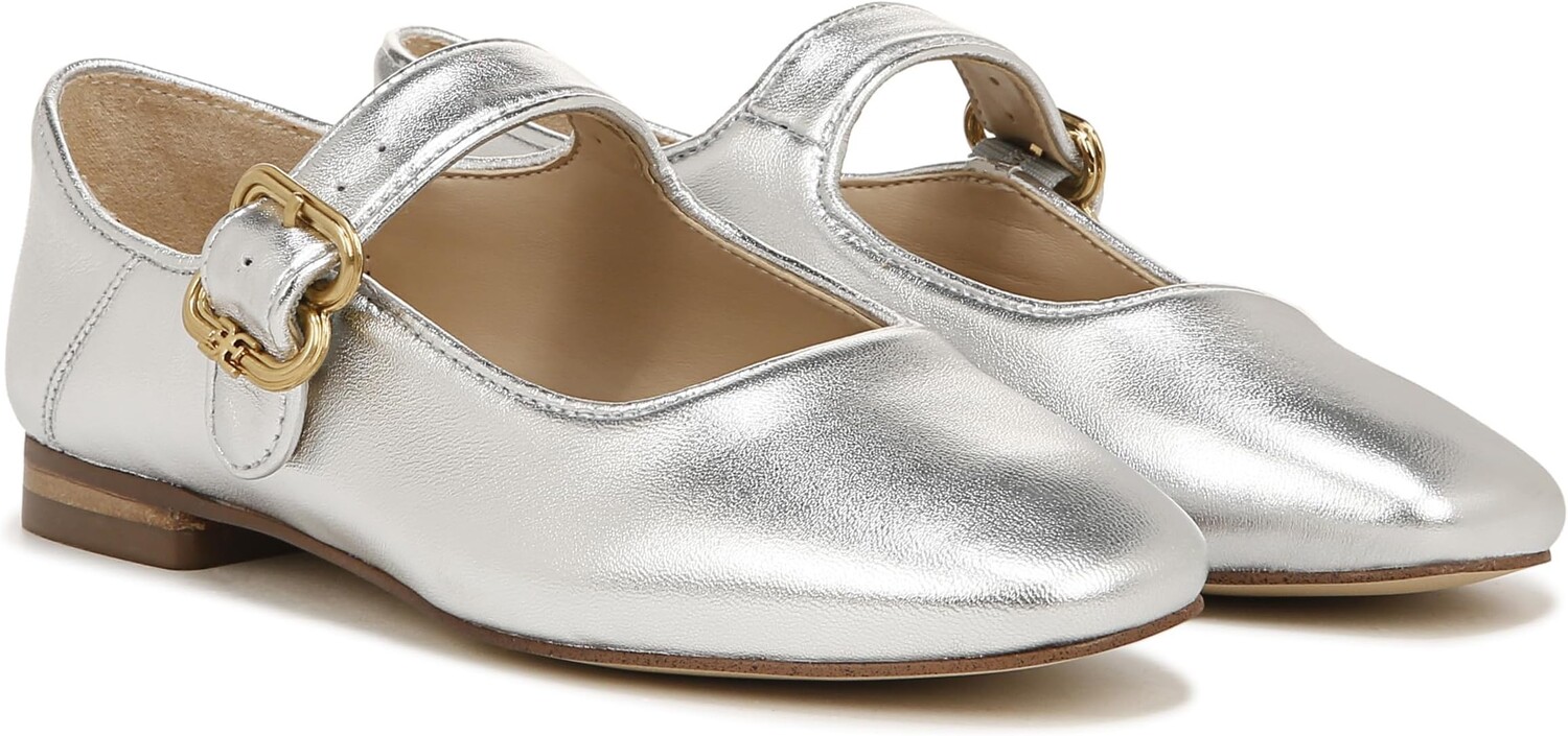 

Балетки Michaela Sam Edelman, цвет Soft Silver