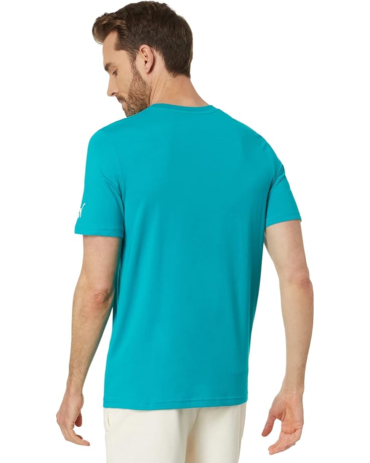 

Футболка PUMA Classics Daytona Graphic Tee, цвет Deep Aqua/Fizzy Apple