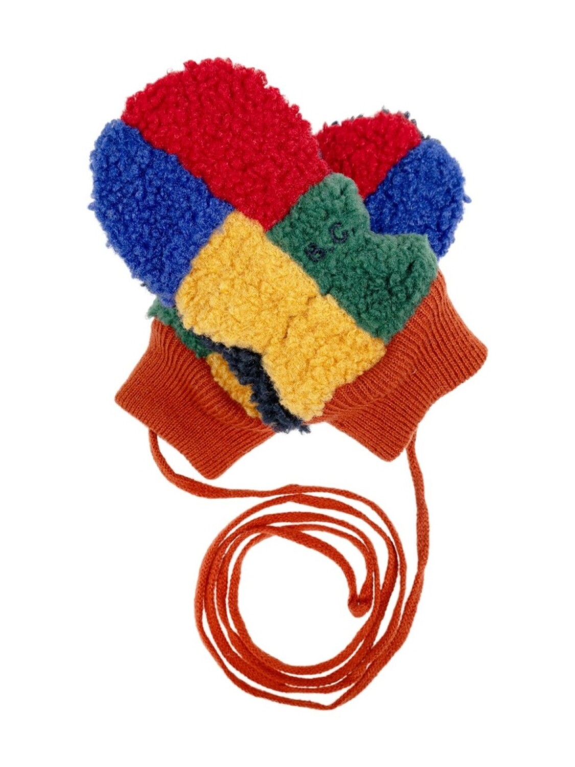 

Bobo Choses варежки Color Block, зеленый