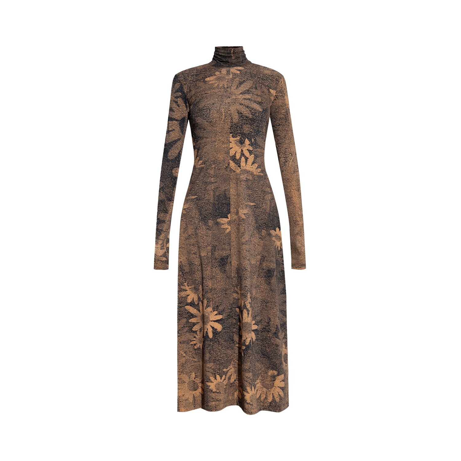 

Платье MM6 Maison Margiela, цвет Тан/черный
