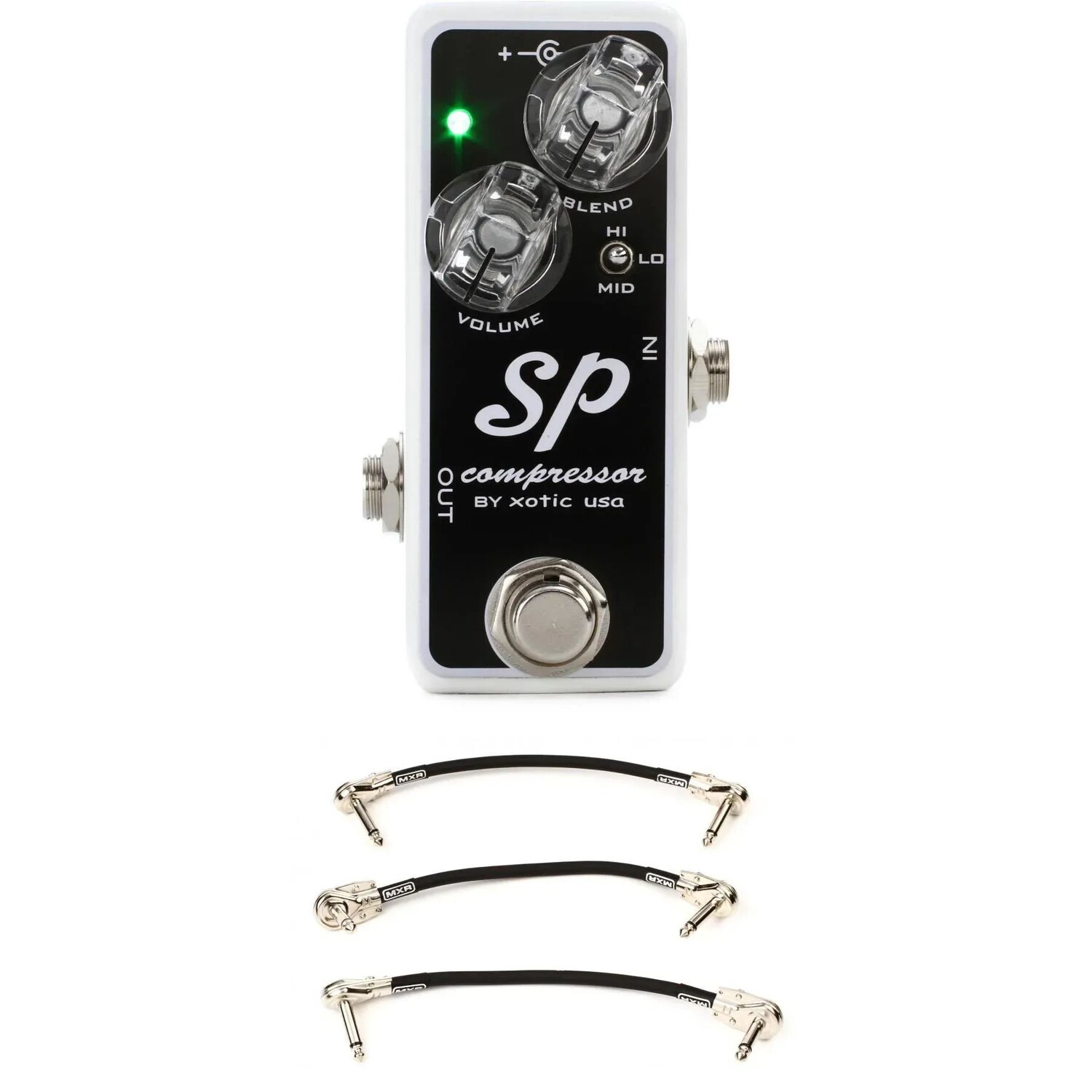

Мини-педаль компрессора Xotic SP Compressor с 3 соединительными кабелями