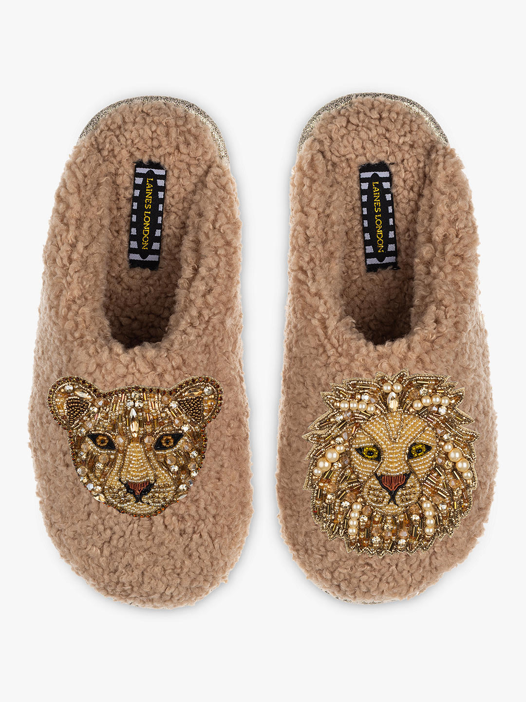 

Туфли-мулы Laines London Lion Lioness, цвет Toffee