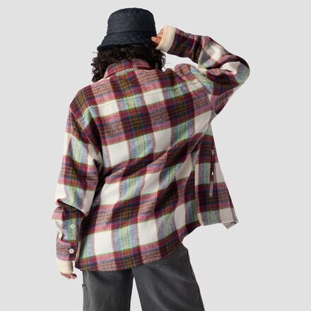 

Фланелевая куртка-рубашка женская Stoic, цвет White Plaid