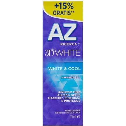 

Зубная паста Az 3D White & Cool 75мл, Az Ricerca
