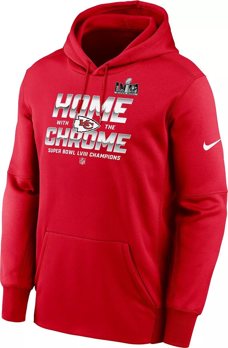 

Мужская худи Nike Super Bowl LVIII Champions Kansas City Chiefs Parade
