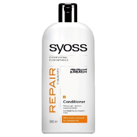 

Кондиционер для сухих и поврежденных волос, 500 мл Syoss, Repair Therapy