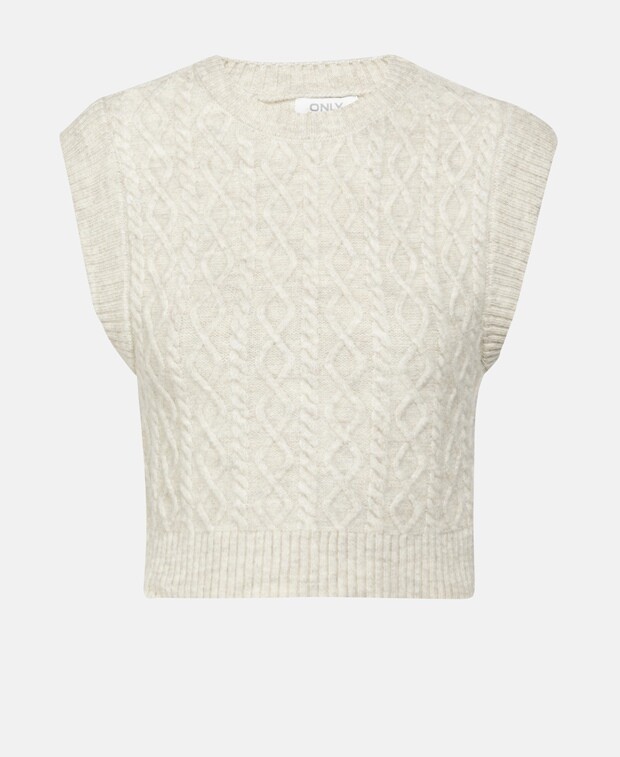 

Пуловер без рукавов Only, цвет Wool White