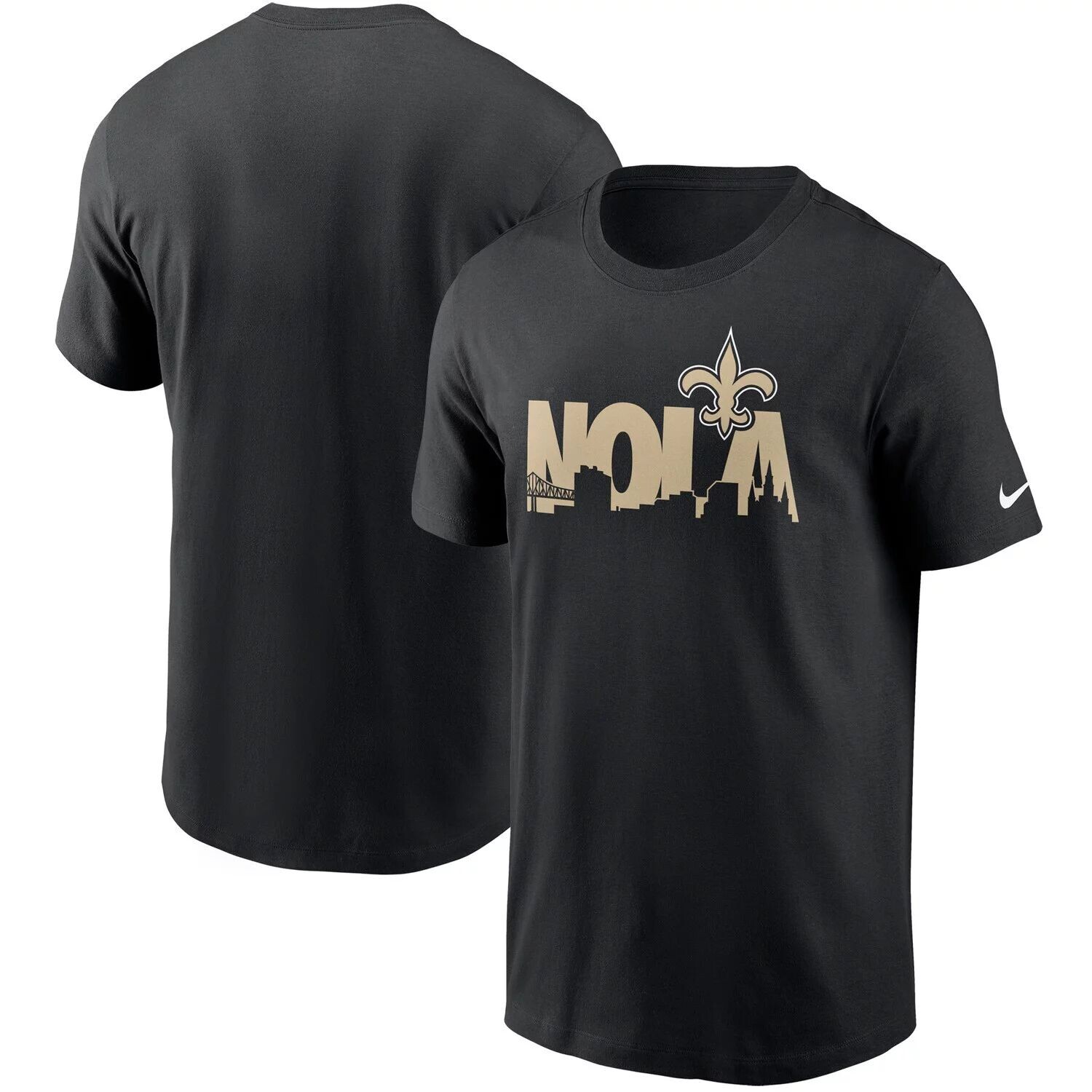 

Мужская черная футболка Nike New Orleans Saints Hometown Collection NOLA