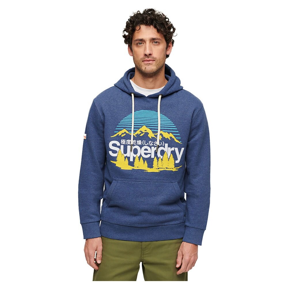 

Худи Superdry Great Outdoors Graphic, синий