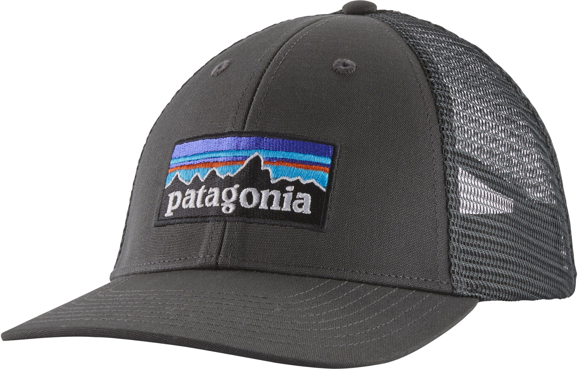 цена Кепка дальнобойщика с логотипом P-6 LoPro Patagonia, серый