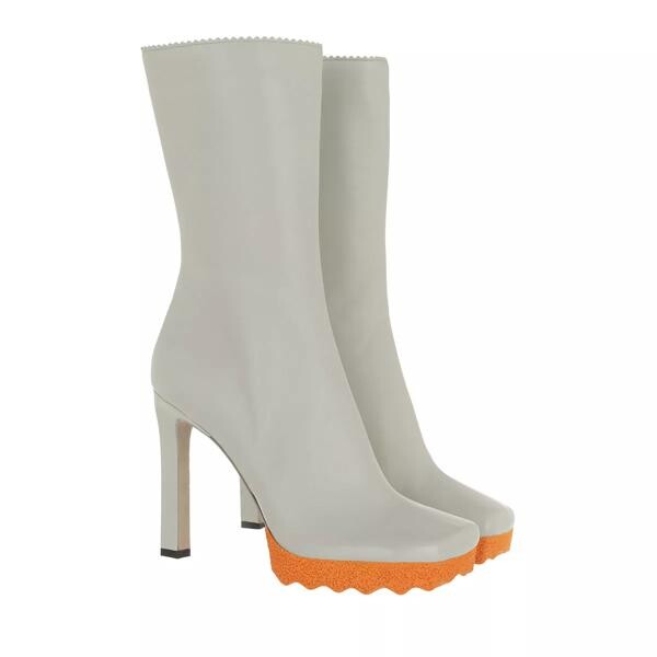 

Ботинки nappa sponge ankle bootie grey/orange Off-White, серый