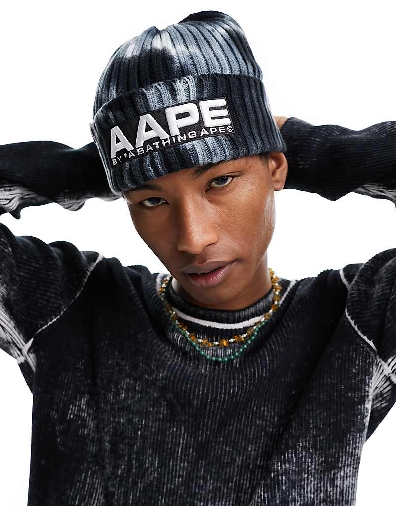 

Серая шапка в рубчик Aape By A Bathing Ape