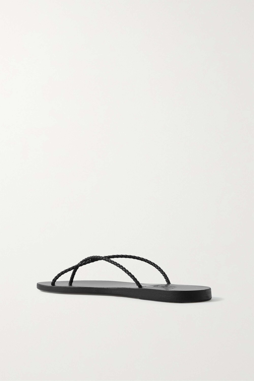 

ANCIENT GREEK SANDALS плетеные кожаные сандалии Adrahti, черный