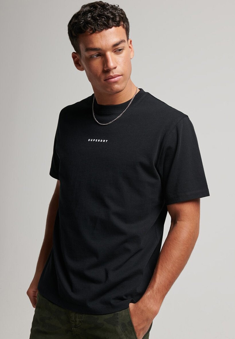 

Базовая футболка CODE SURPLUS LOGO Superdry, цвет black