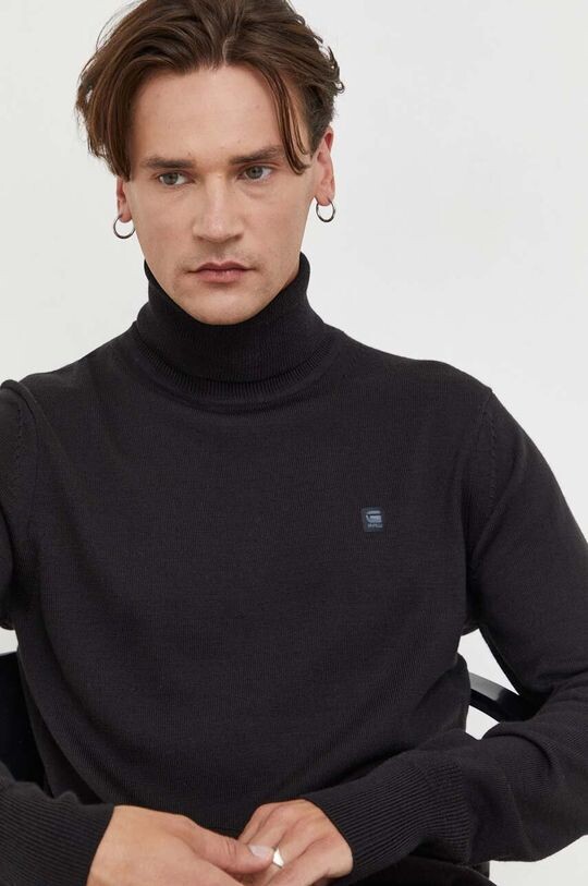 

Свитер из сырой шерсти G-Star G-Star Raw, черный