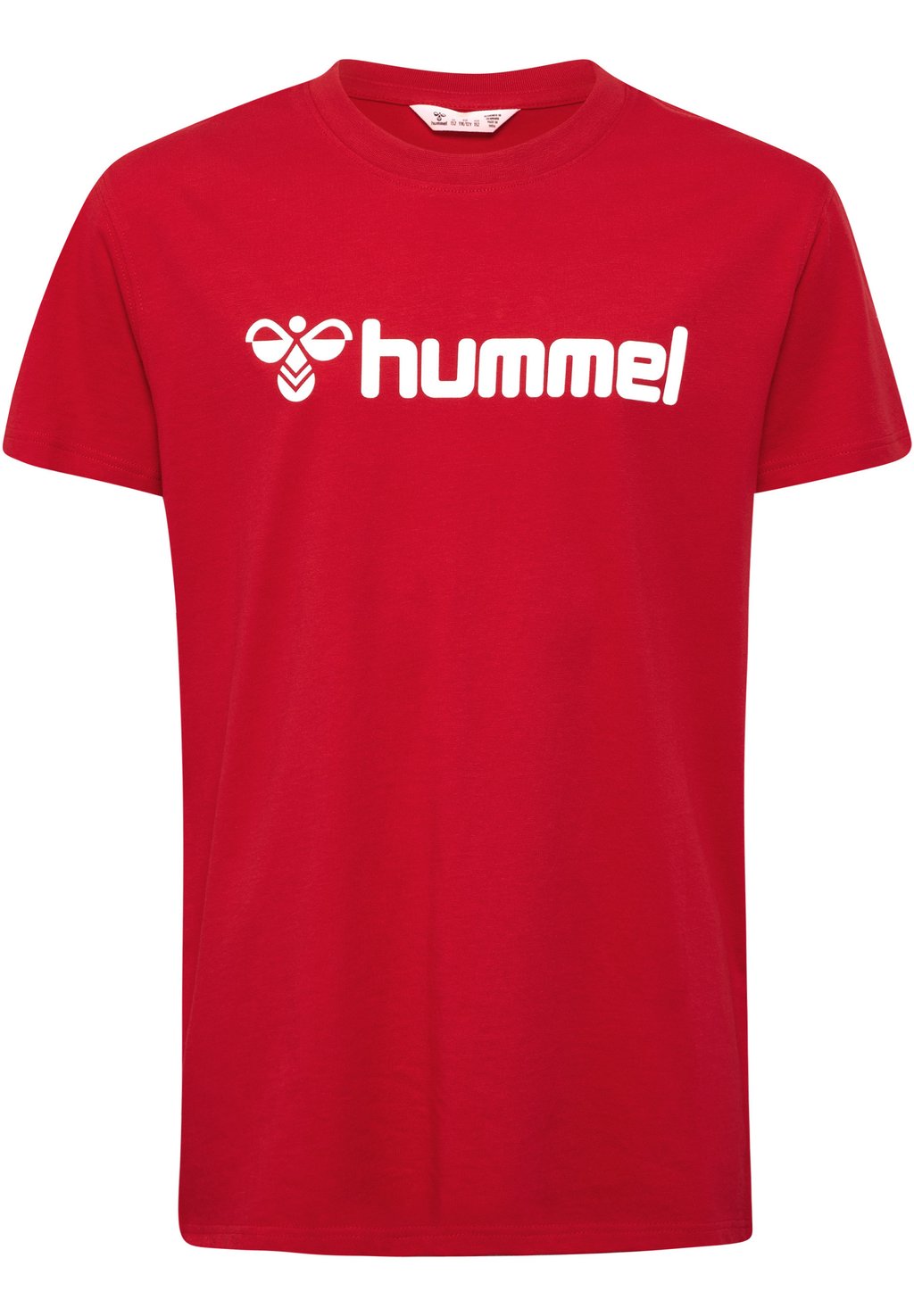 Футболка с принтом Logo Kids Unisex Hummel, цвет true red
