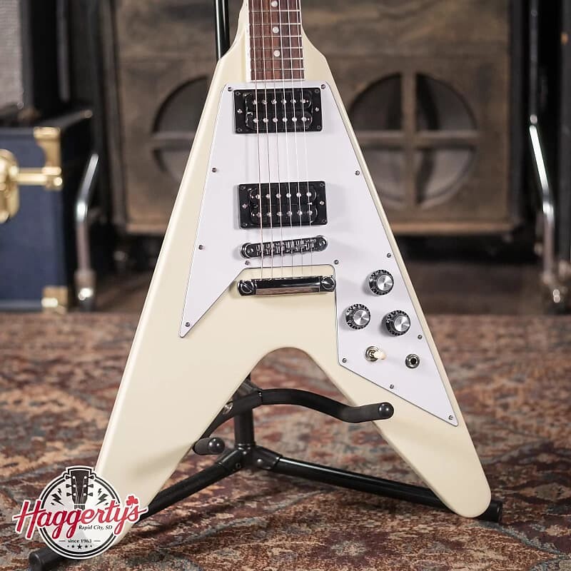 

Электрогитара Gibson 70s Flying V - Classic White w/Hardshell Case