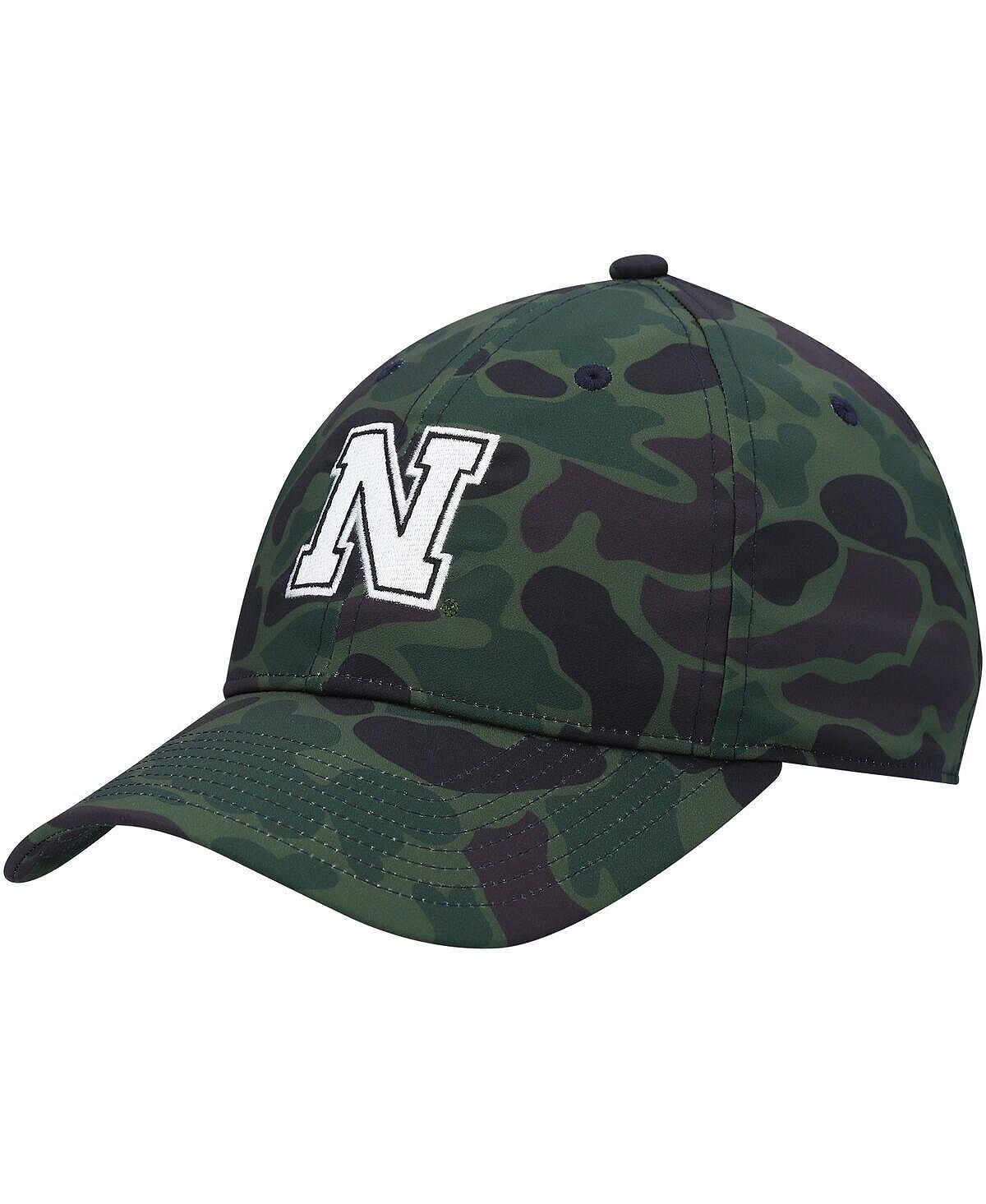 

Мужская камуфляжная регулируемая шапка Nebraska Huskers в стиле милитари с напуском Primegreen adidas