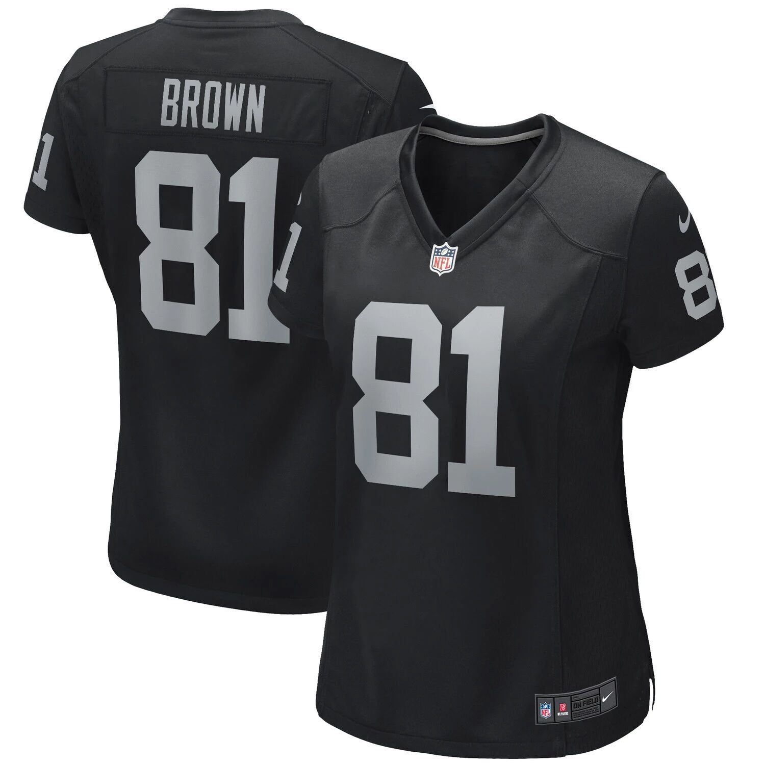 

Женская футболка Nike Tim Brown Black Las Vegas Raiders Game Retired Player Nike