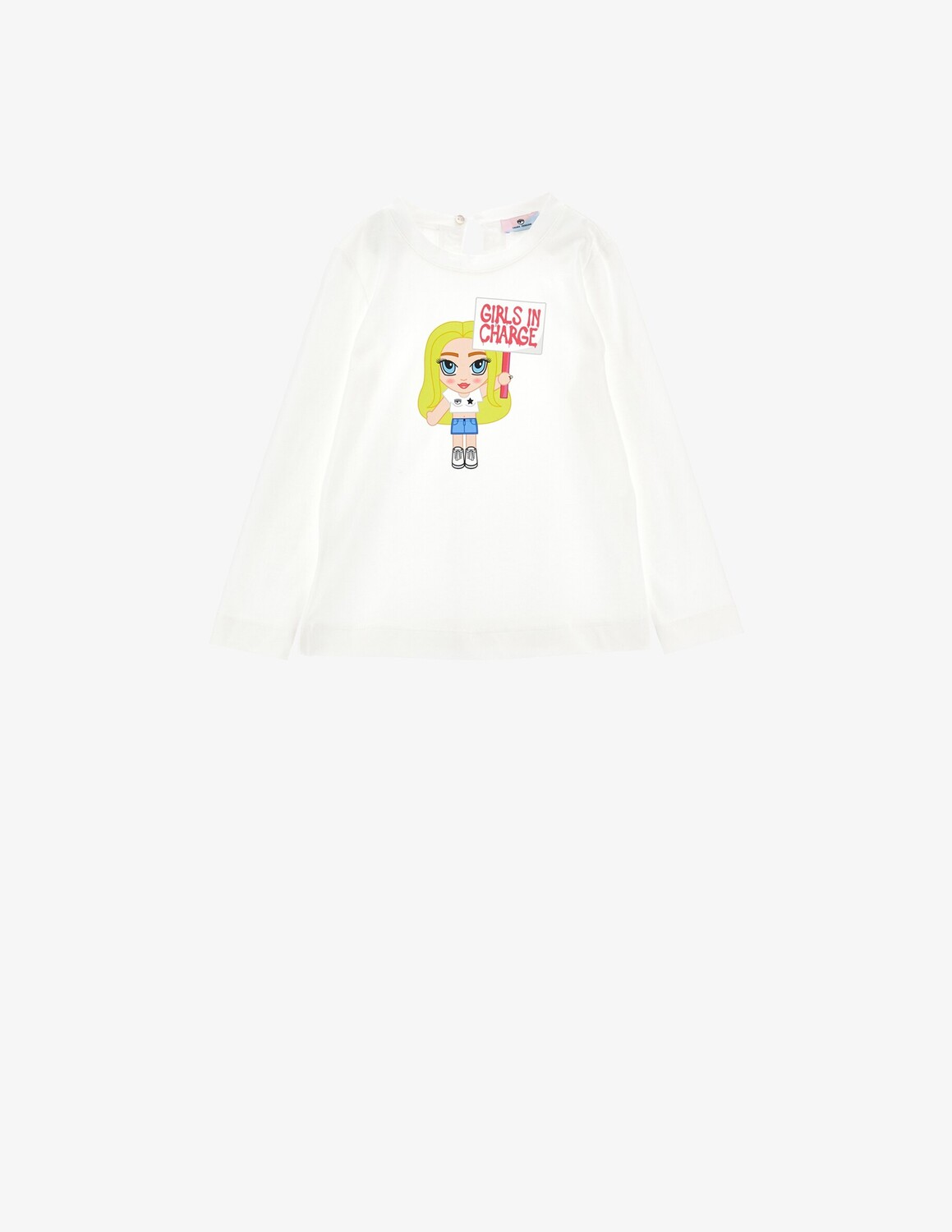 

Футболка с логотипом талисмана Chiara Ferragni, белый