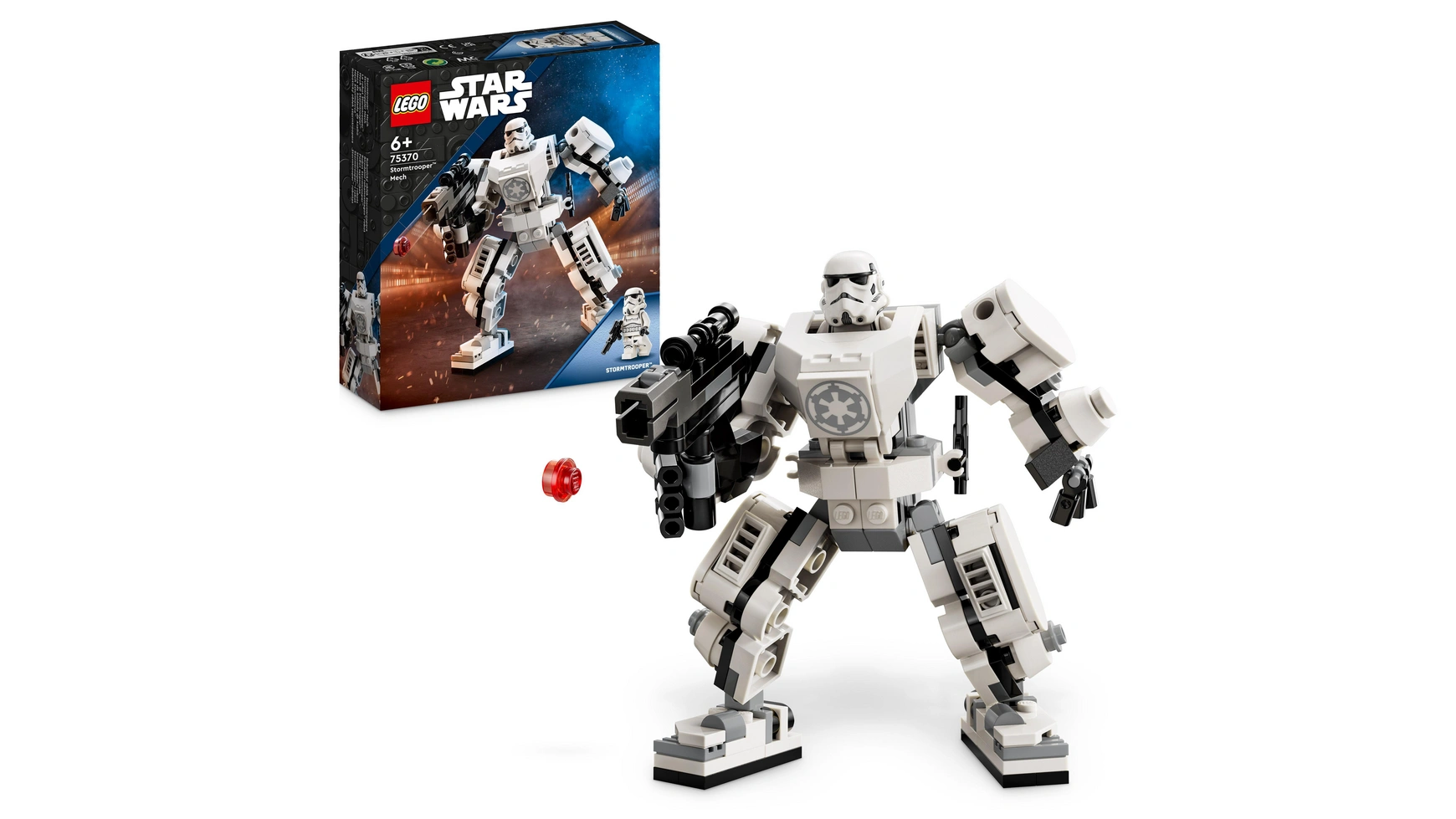 Lego Star Wars Набор роботов-штурмовиков, фигурка, которую нужно собрать брелок lego star wars штурмовик металл гладкая фактура черный