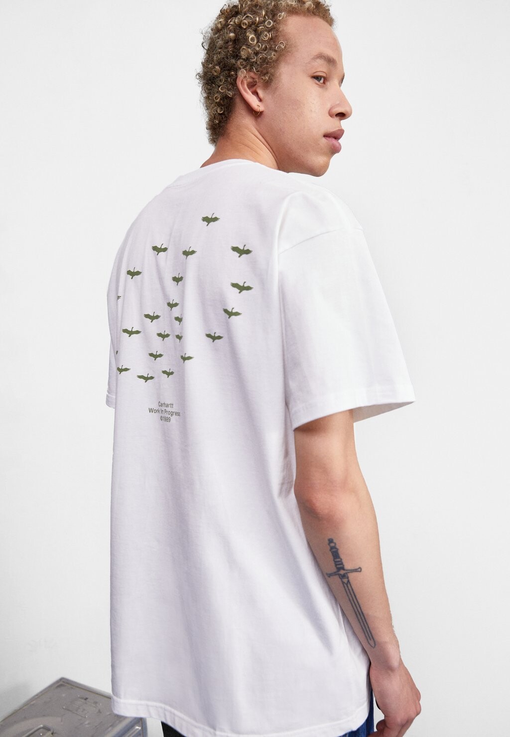 

Футболка с принтом Carhartt WIP, белый