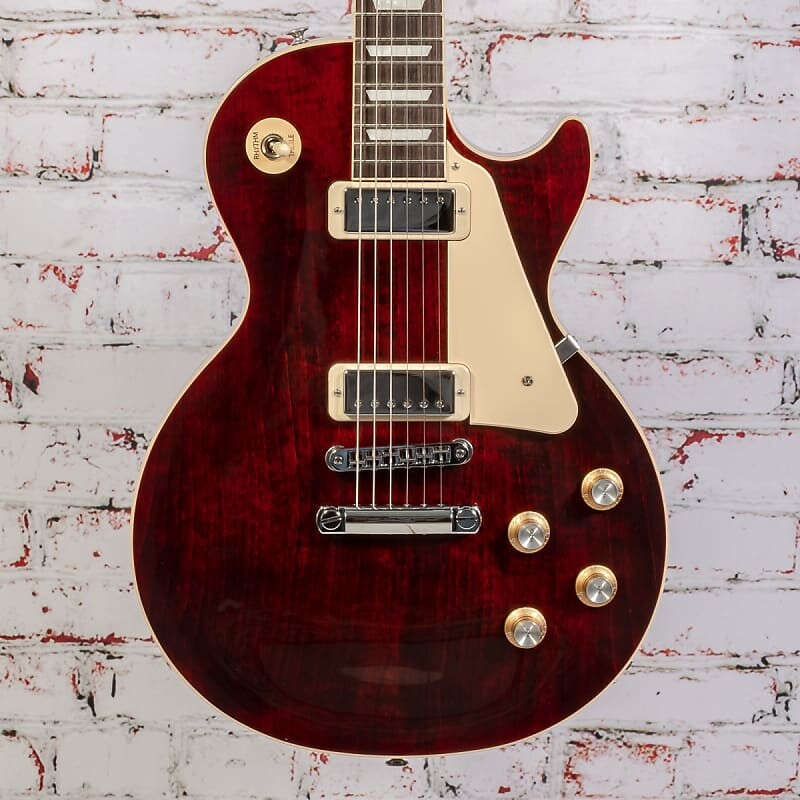 

Электрогитара Gibson - Les Paul 70s Deluxe - Electric Guitar - Wine Red -w/ Hardshell Case