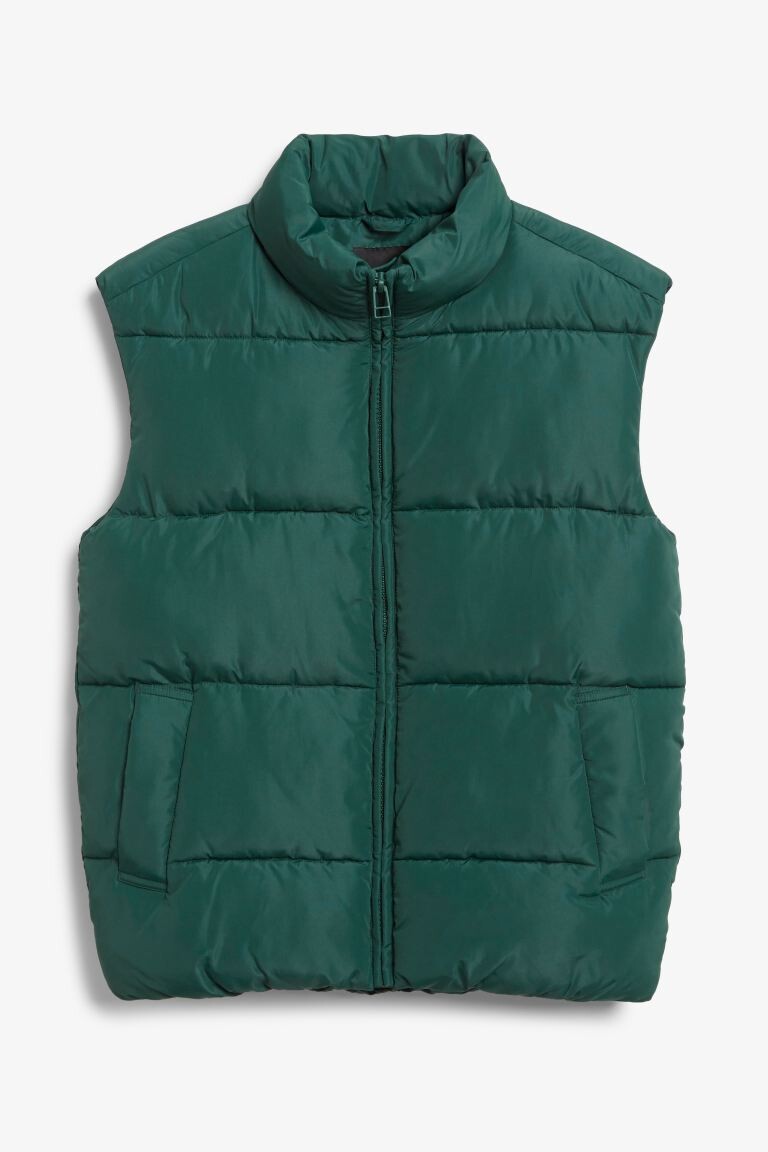 

Утепленный жилет оверсайз Monki