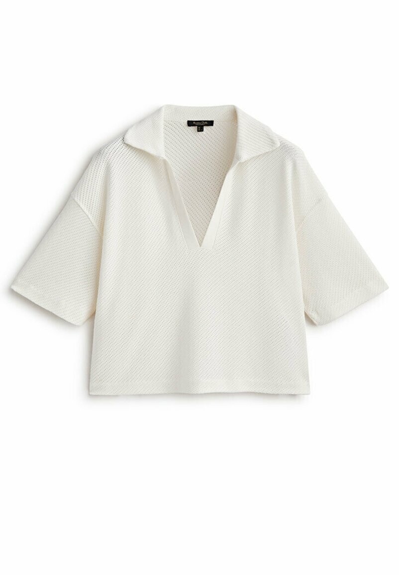 

Рубашка поло Massimo Dutti, бежевый