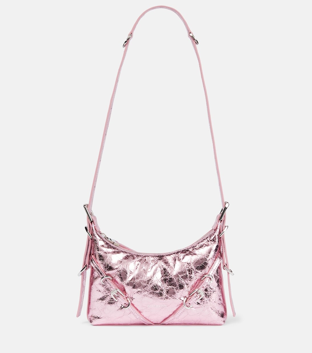 

Кожаная сумка через плечо Voyou Mini Givenchy, розовый