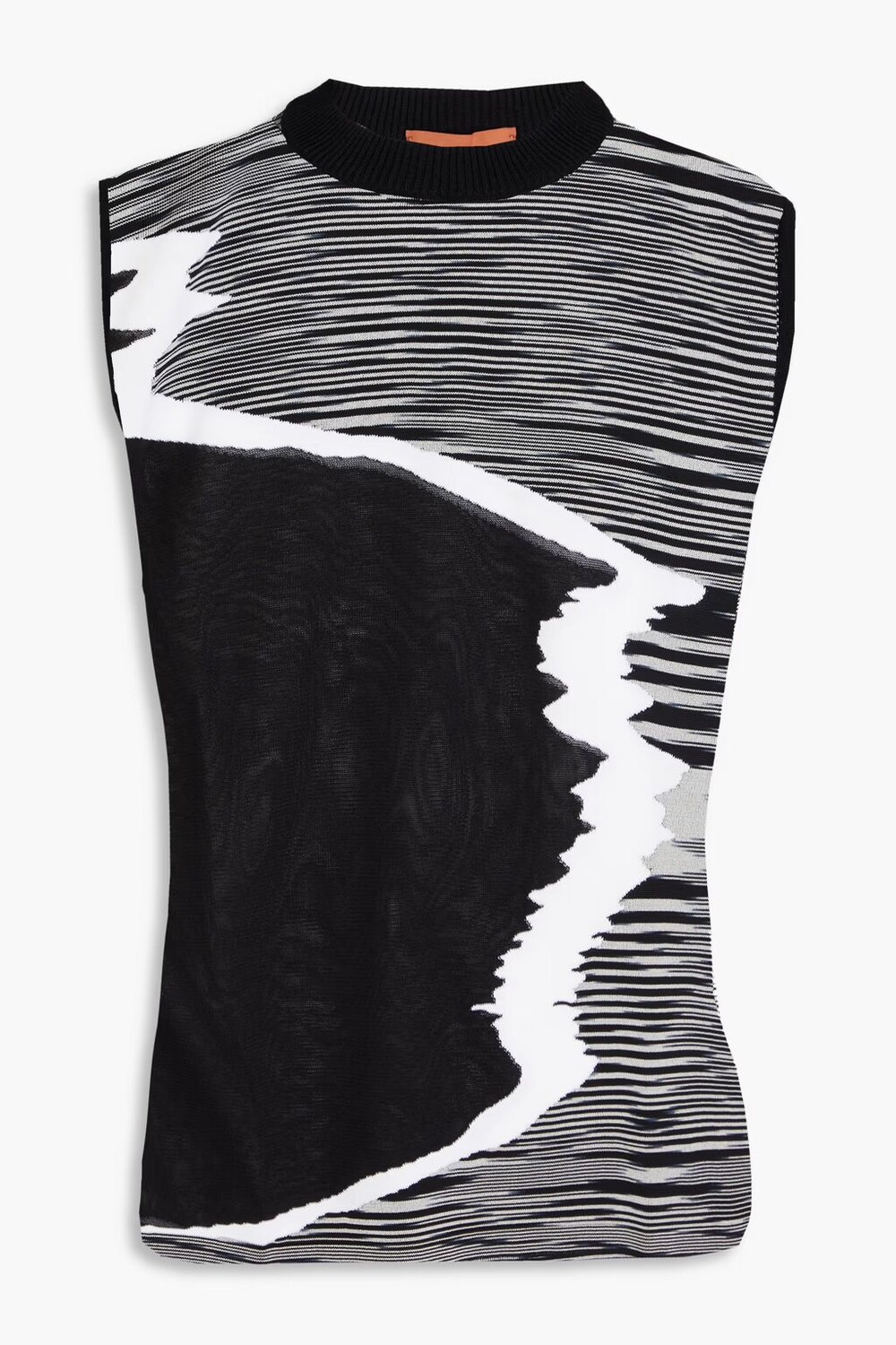 

Топ вязанной крючком космического цвета Missoni, черный