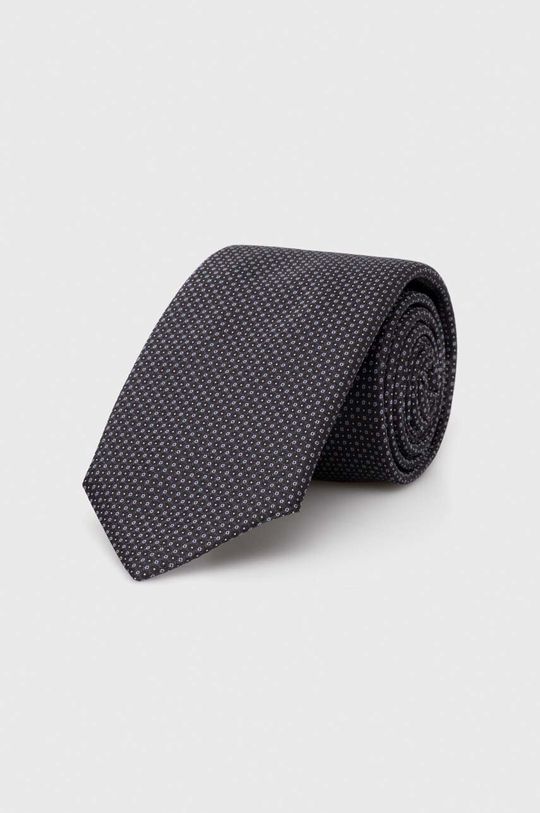 Шелковый галстук BOSS Boss, черный