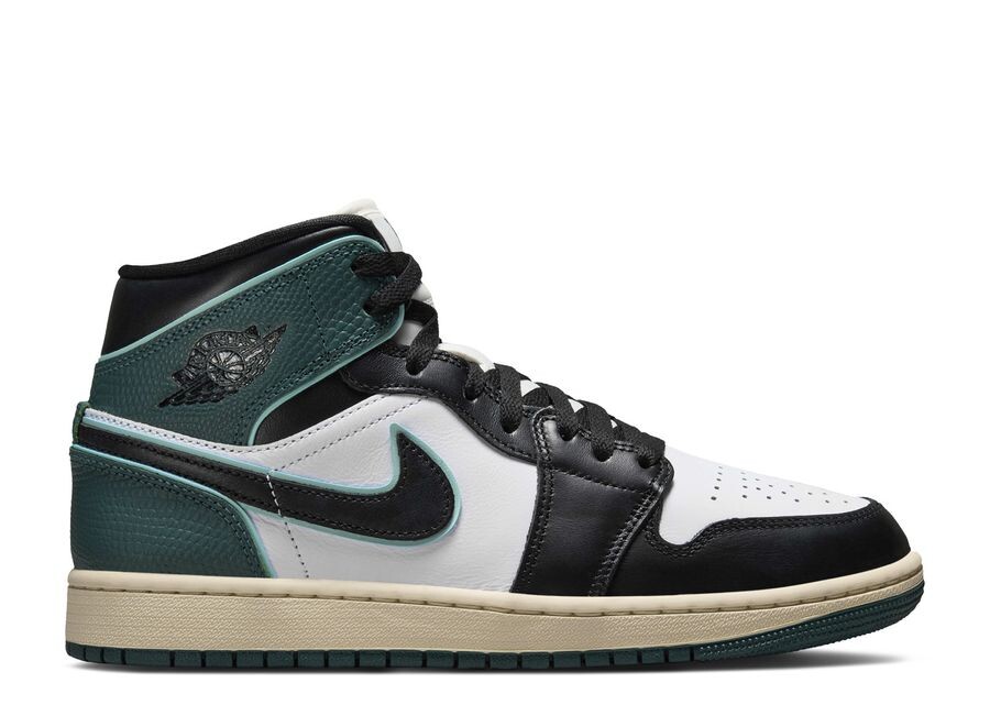 

Кроссовки Air Jordan Wmns Jordan 1 Mid, цвет Oxidized Green