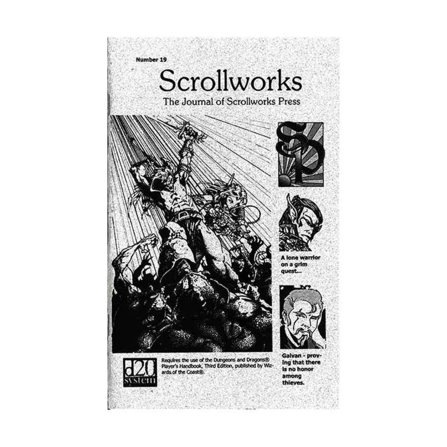 

Журнал #19 "A Lone Warrior, Galvan, Medals", Scrollworks Magazine