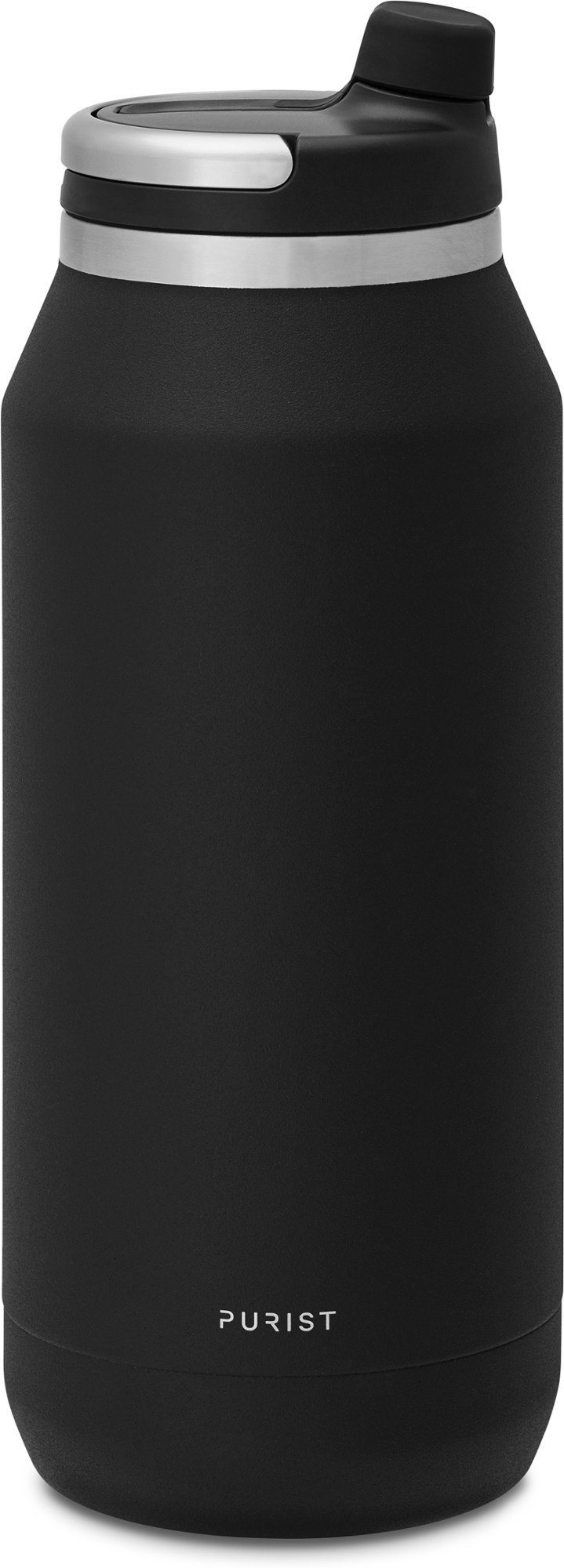 Вакуумная бутылка для воды Founder с крышкой Union Top - 32 эт. унция Purist, черный 500 мл умный автомобильный термос чашка чай кофе вакуумная фляжка дисплей температуры умная бутылка для воды для seat fr leon mk2 mk3 5f 6