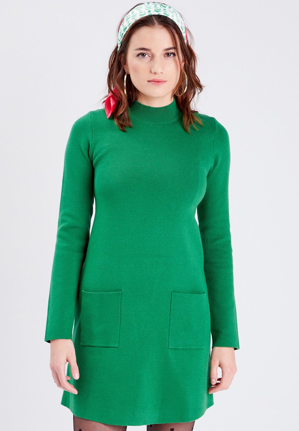 Трикотажное платье MIT TASCHEN Cache Cache, зеленый