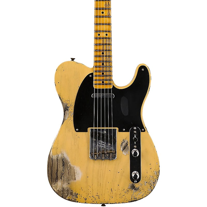 

Электрогитара Fender Custom Shop '52 Telecaster Heavy Relic Electric Guitar Aged Nocaster Blonde