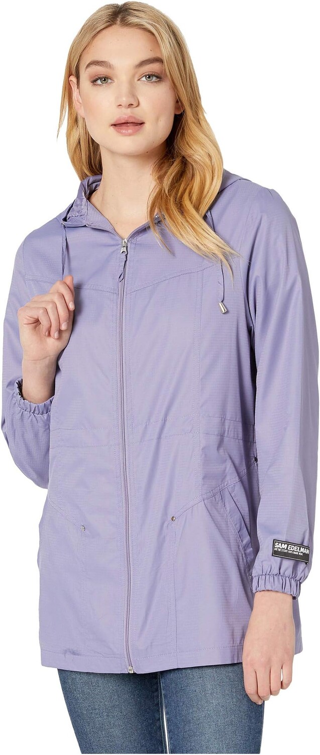 

Анорак Sam Edelman Ripstop Hooded Anorak, цвет Lilac