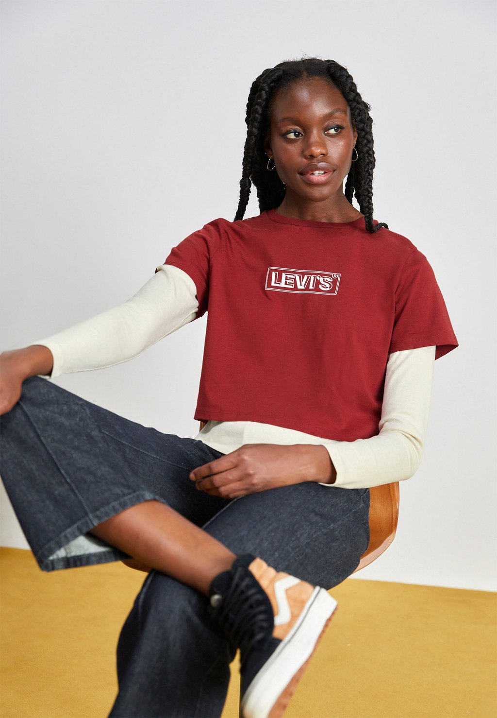 

Блузка с длинными рукавами Levi's, бежевый