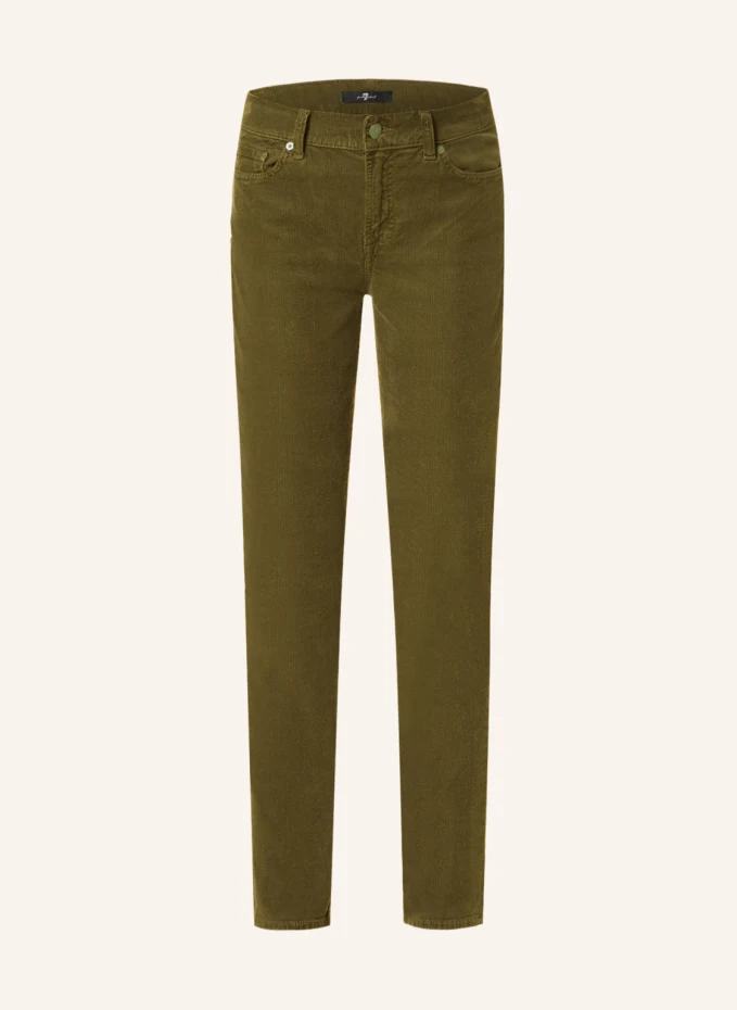 

Вельветовые брюки roxanne 7 For All Mankind, зеленый
