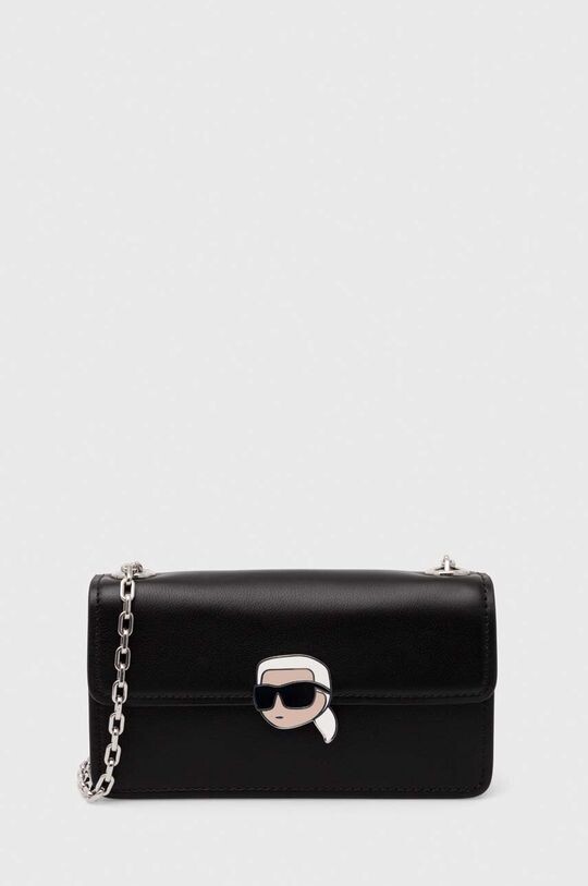 

Кожаная сумочка Karl Lagerfeld, черный