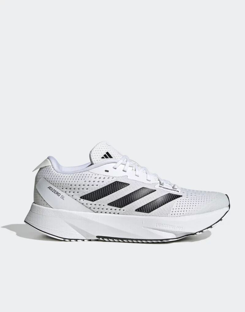 

Бело-черные кроссовки adidas Running Adizero SL adidas performance