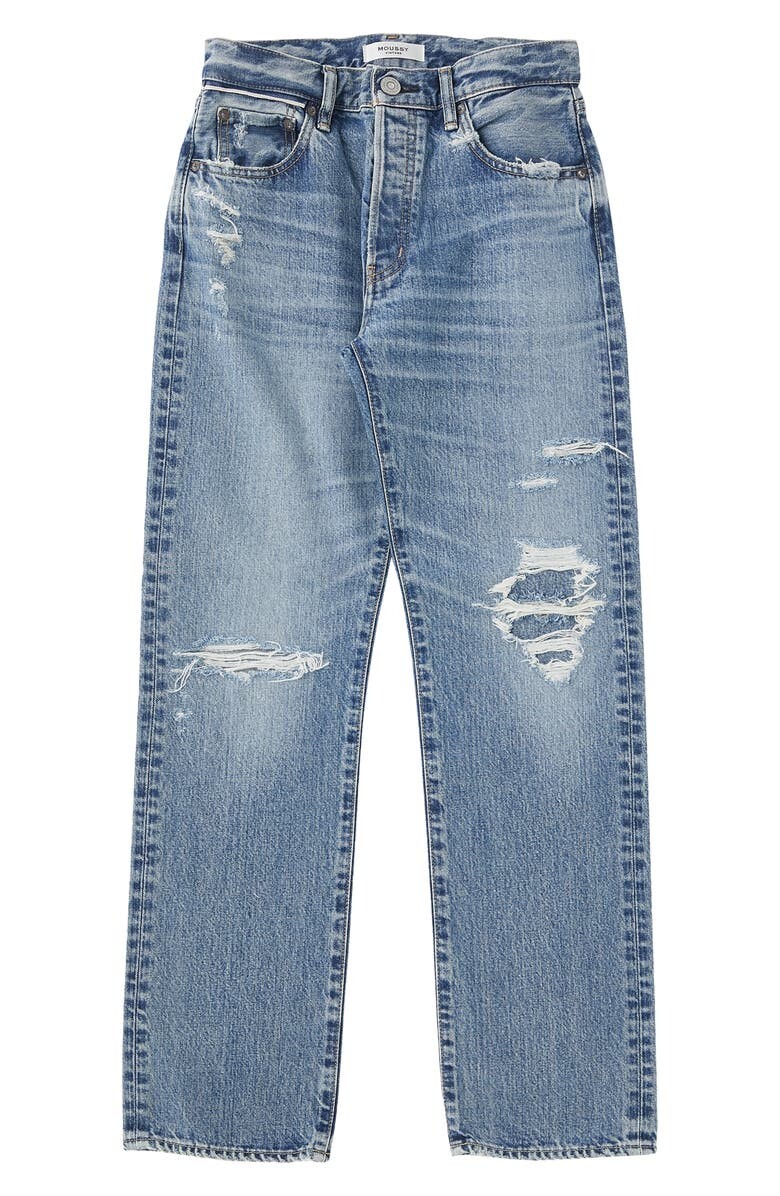 

Плимутские джинсы прямого кроя MOUSSY VINTAGE, синий