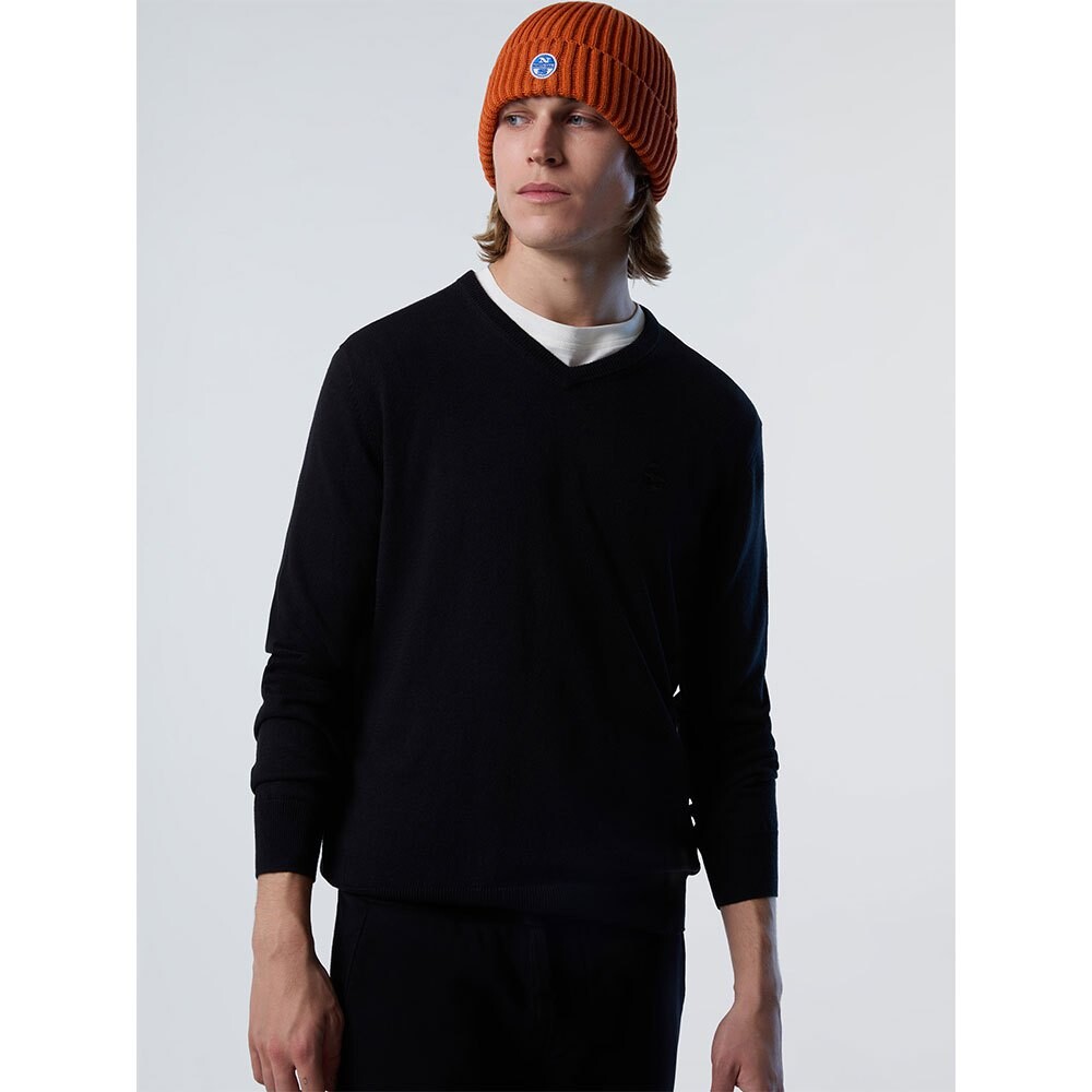 

Свитер North Sails 12GG Knitwear V Neck, черный